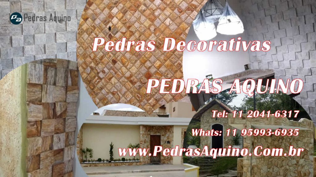 PEDRAS DECORATIVAS - Revestimentos